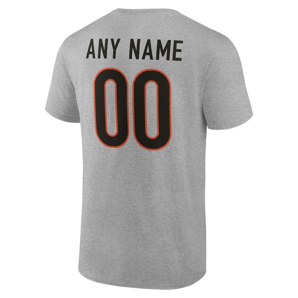 Cincinnati Bengals Big & Tall Team Authentic Custom T-Shirt | NFL Outlet
