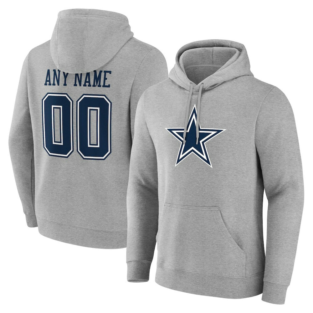 Dallas Cowboys Big & Tall Team Authentic Custom Hoodie | NFL New