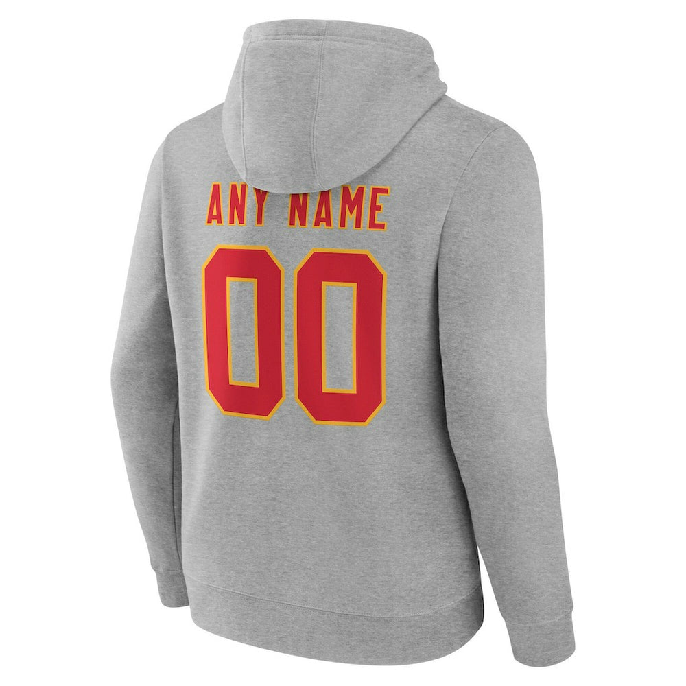 Kansas City Chiefs Big & Tall Team Authentic Custom Hoodie | NFL Online