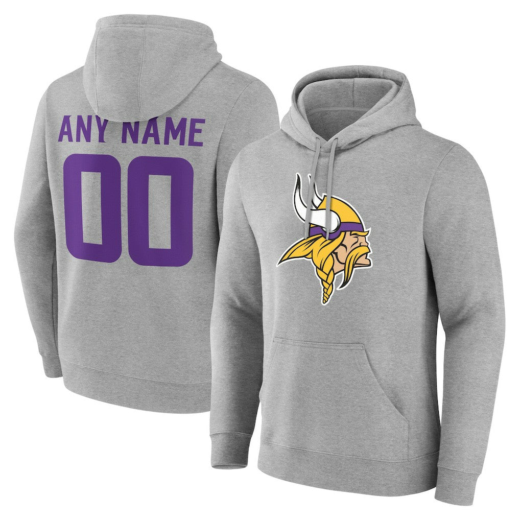 Minnesota Vikings Big & Tall Team Authentic Custom Hoodie | NFL Online