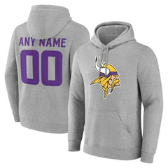 Minnesota Vikings Big & Tall Team Authentic Custom Hoodie | NFL Online