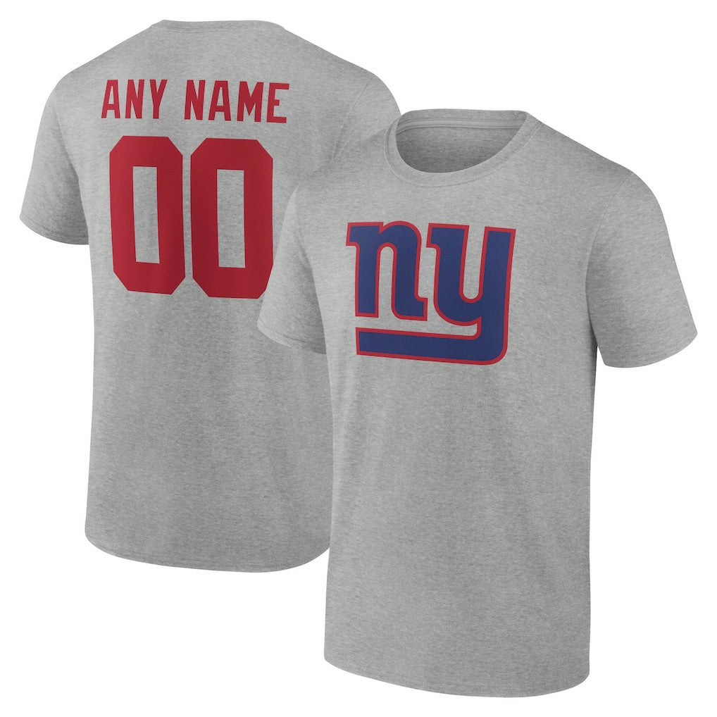 New York Giants Big & Tall Team Authentic Custom T-Shirt | NFL Discount