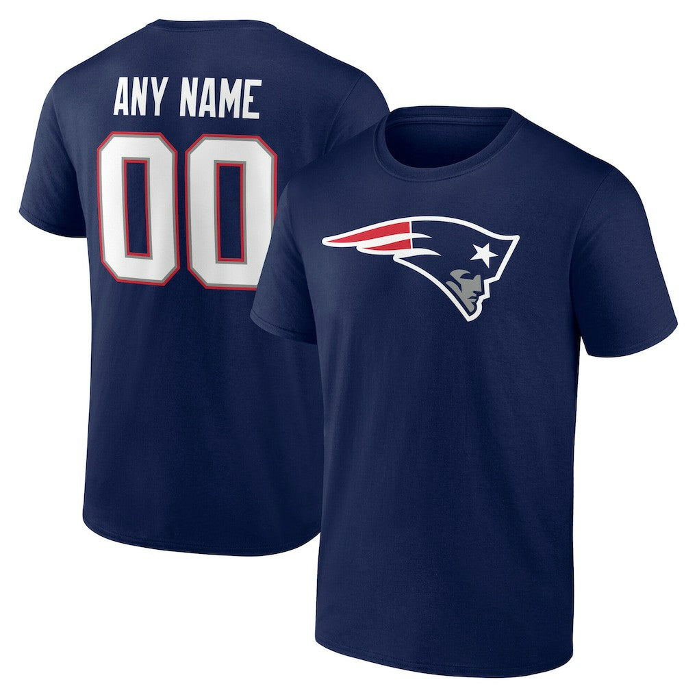 New England Patriots Big & Tall Team Authentic Custom T-Shirt | NFL Discount