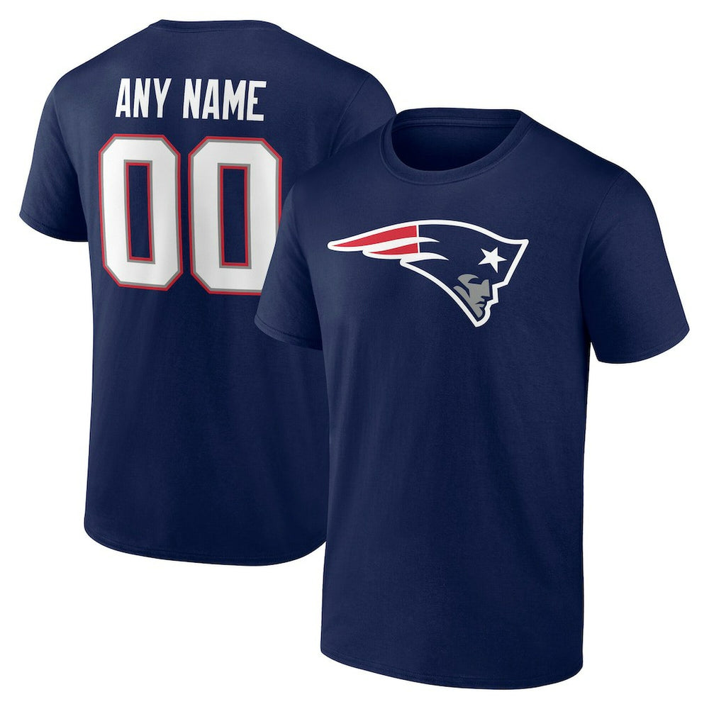 New England Patriots Big & Tall Team Authentic Custom T-Shirt | NFL Discount