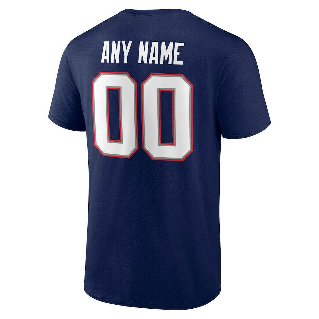 New England Patriots Big & Tall Team Authentic Custom T-Shirt | NFL Discount