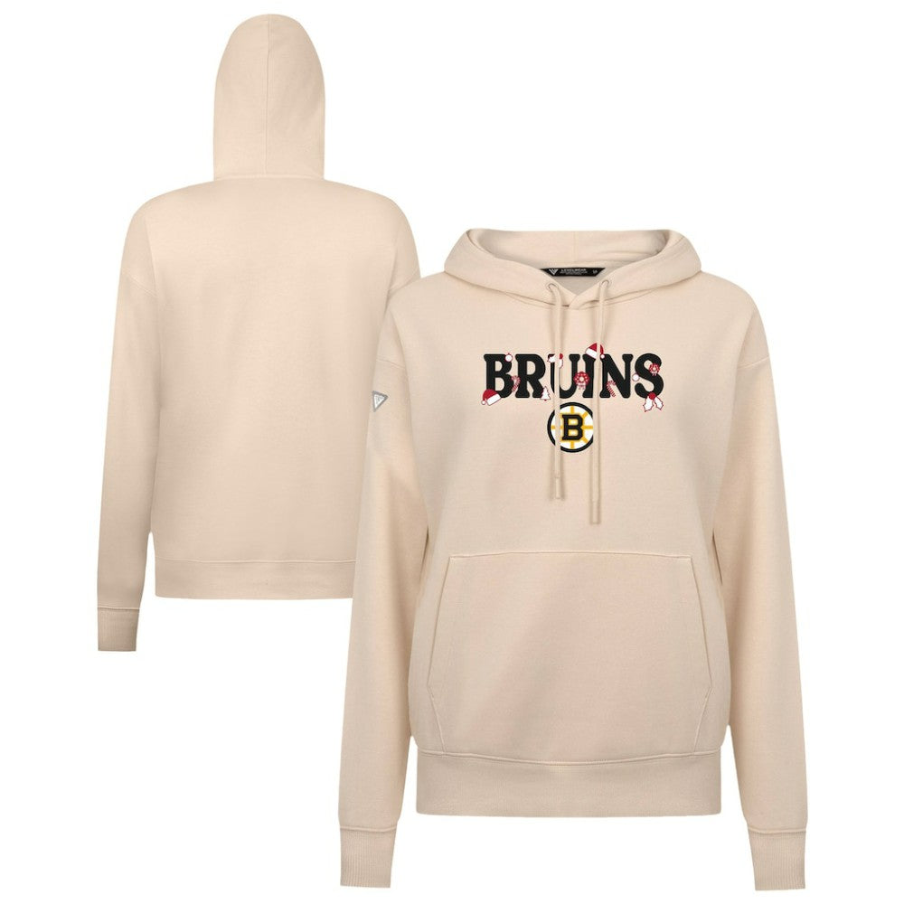 Boston Bruins Levelwear Women's Festive Holiday Adorn Hoodie -  NHL Hoodies
