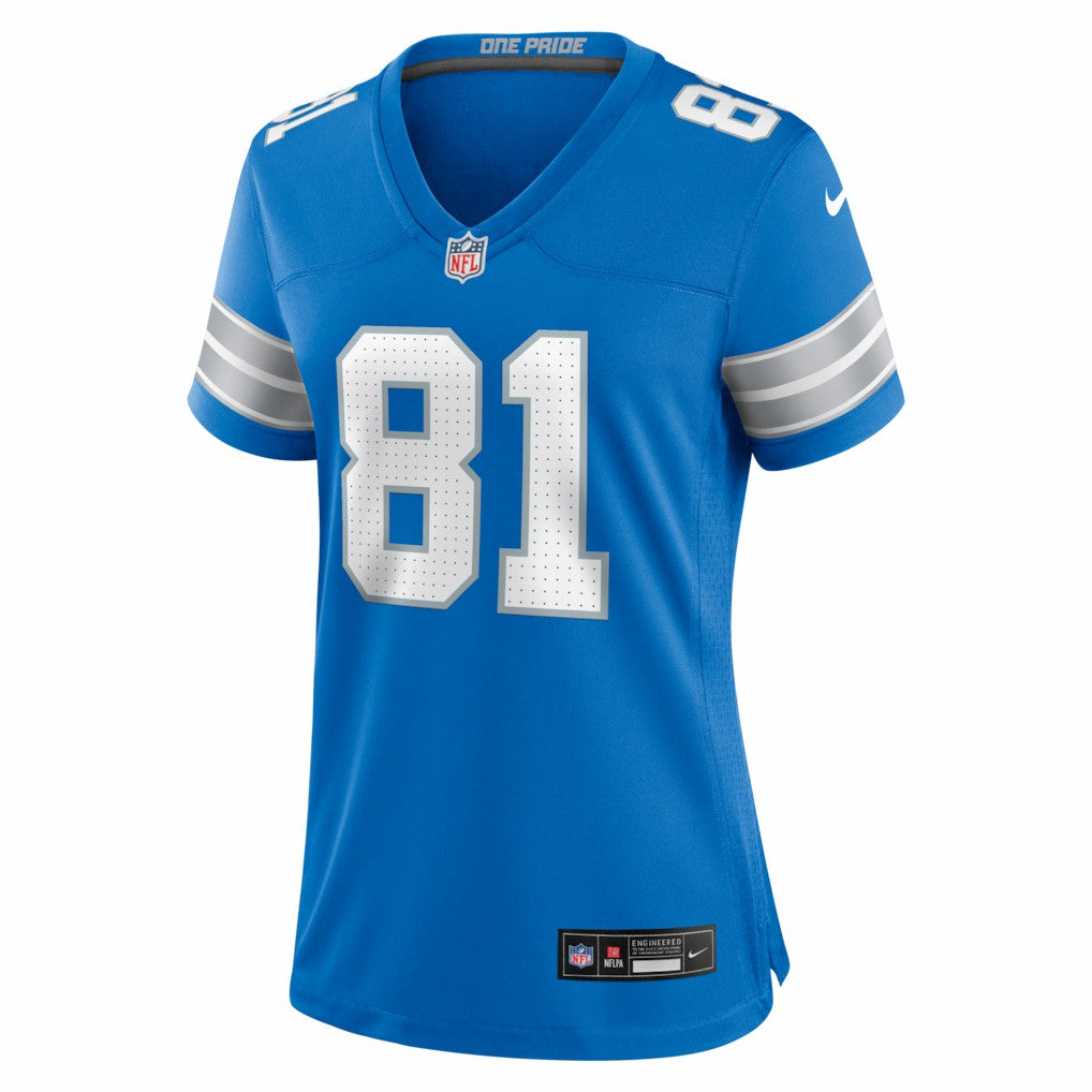 Detroit Lions Calvin Johnson  Women's Team Retired Game Jersey | NFL Outlet