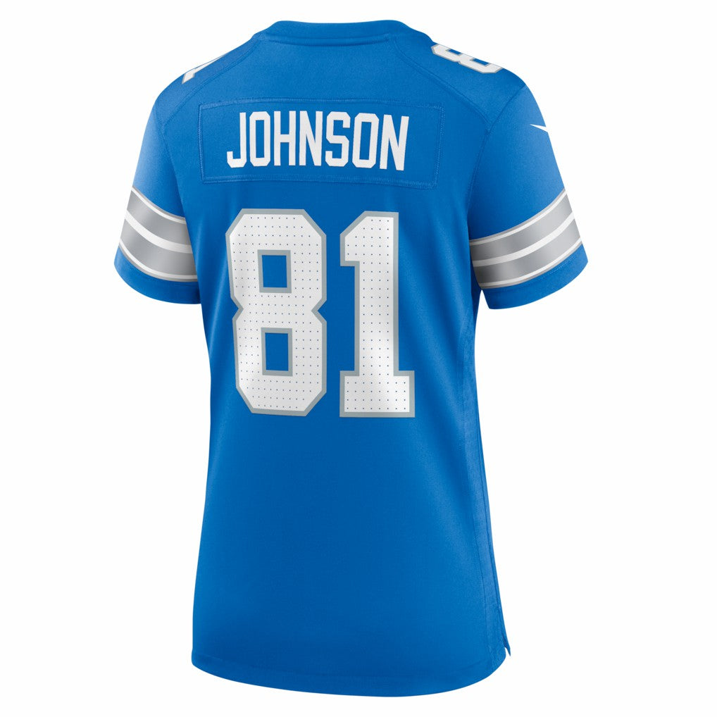 Detroit Lions Calvin Johnson  Women's Team Retired Game Jersey | NFL Outlet