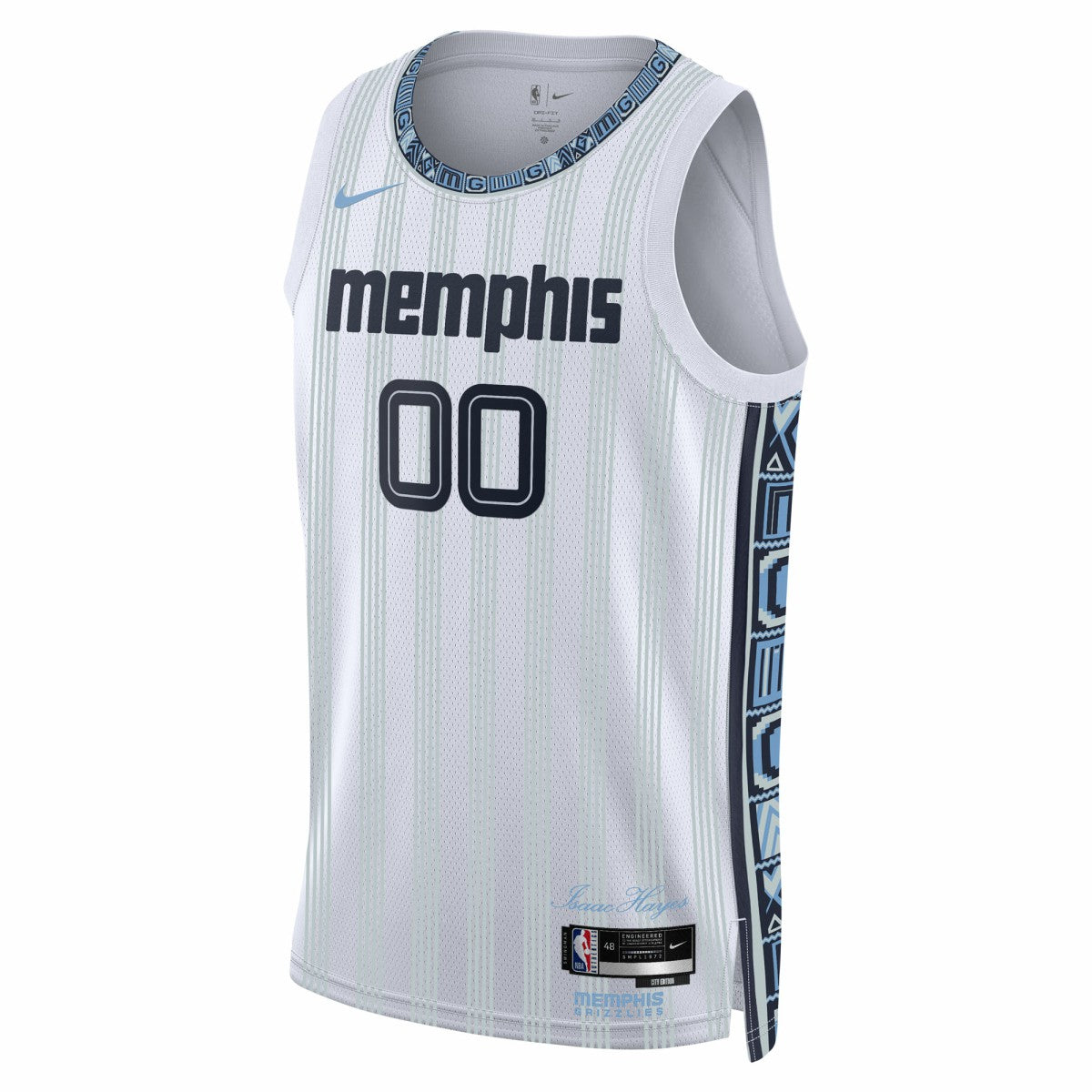 White Memphis Grizzlies Unisex 2025/26 City Edition Swingman Custom Jersey | NBA