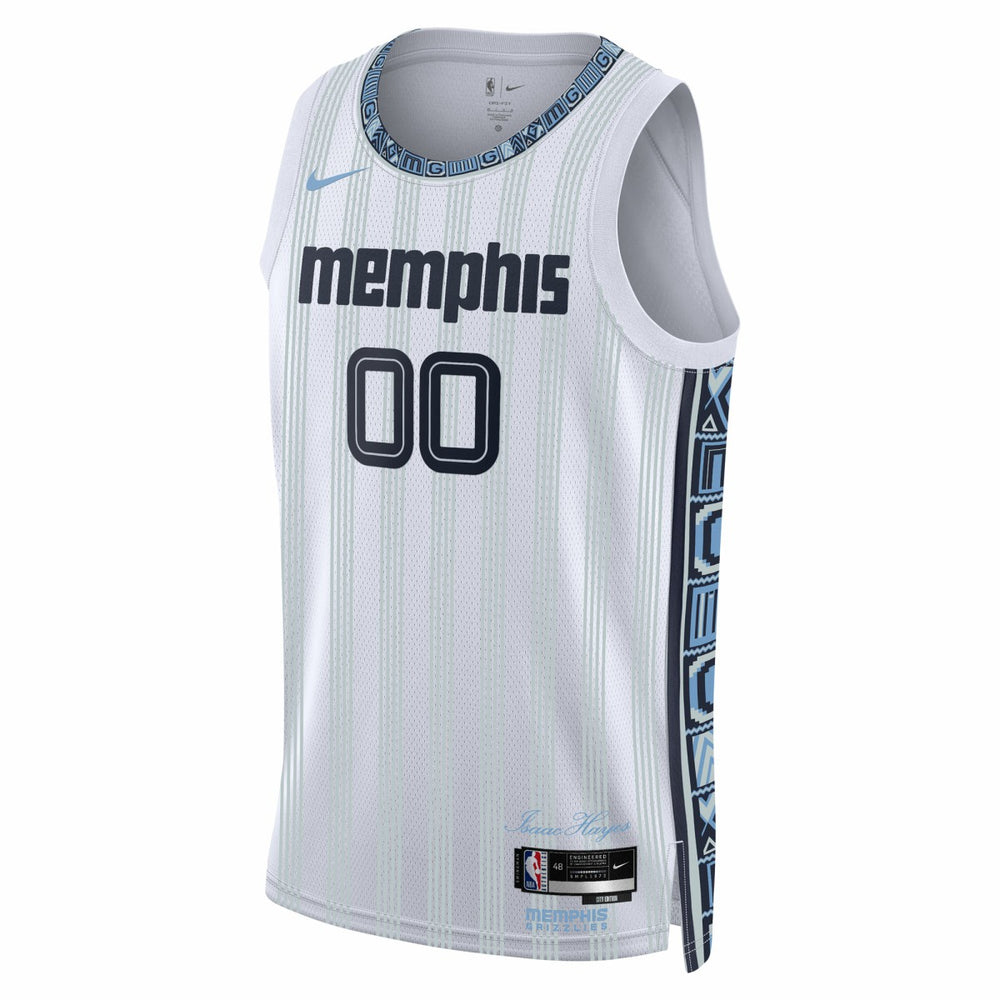 White Memphis Grizzlies Unisex 2025/26 City Edition Swingman Custom Jersey | NBA