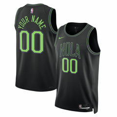 Black New Orleans Pelicans Unisex 2025/26 City Edition Swingman Custom Jersey | NBA