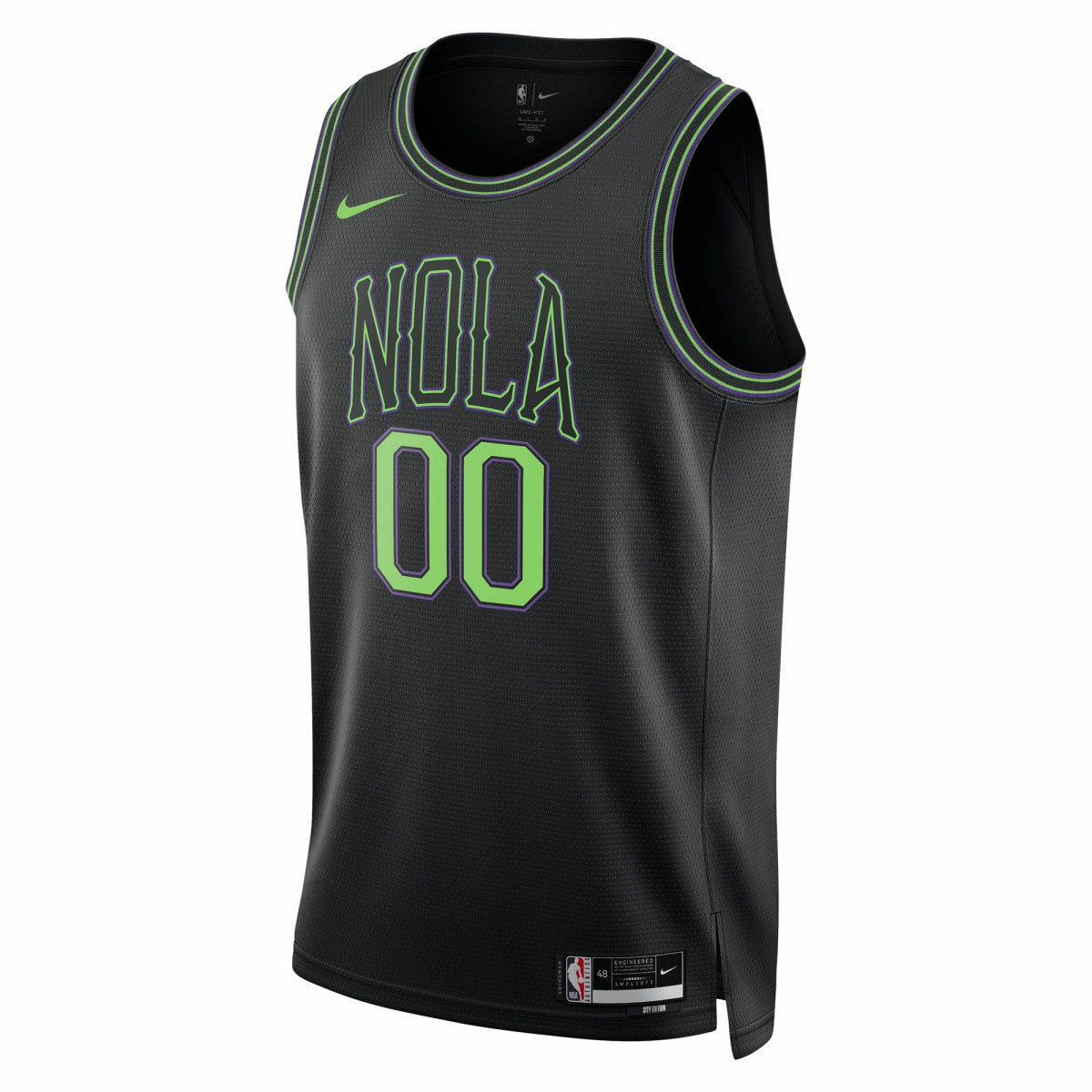 Black New Orleans Pelicans Unisex 2025/26 City Edition Swingman Custom Jersey | NBA
