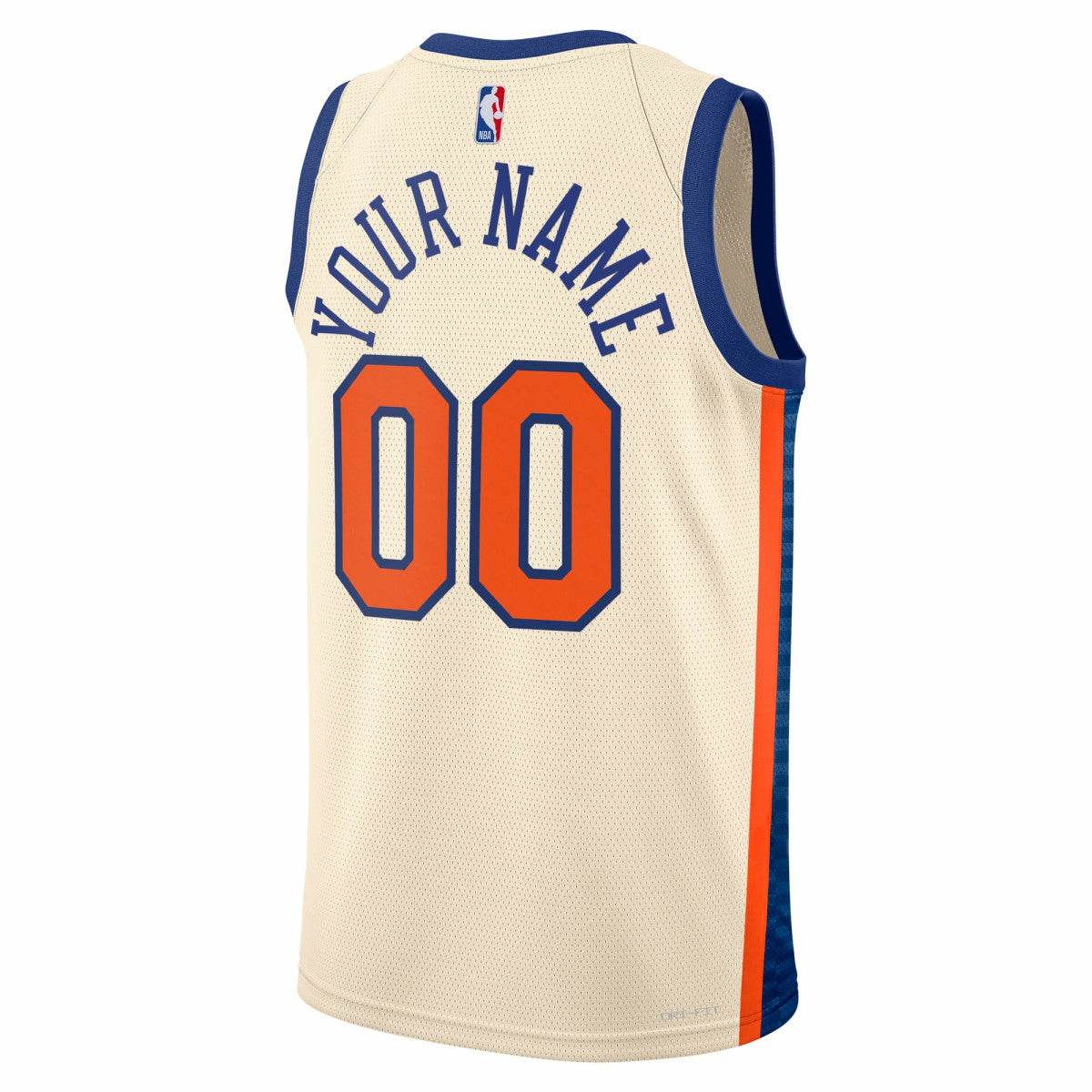 Cream New York Knicks Unisex 2025/26 City Edition Swingman Custom Jersey | NBA