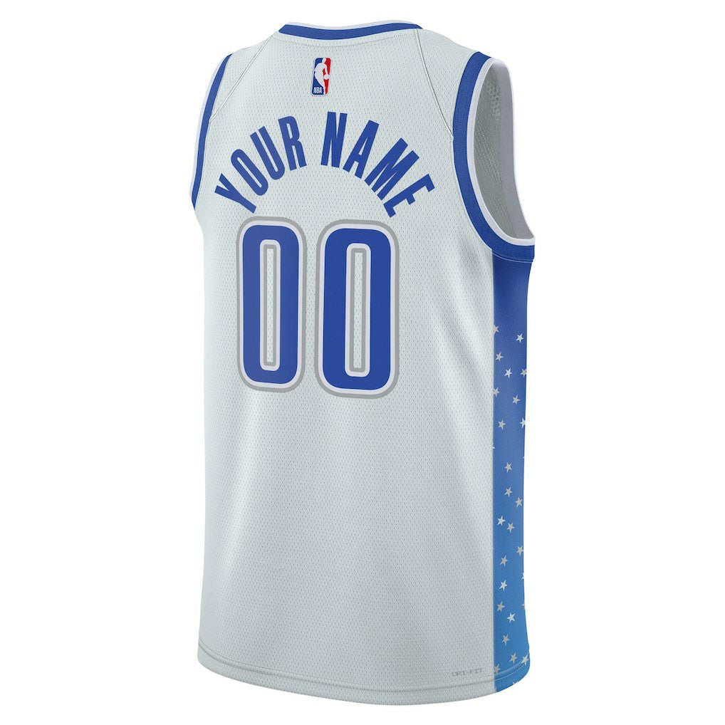 Silver Orlando Magic Unisex 2025/26 City Edition Swingman Custom Jersey | NBA