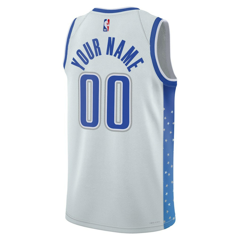 Silver Orlando Magic Unisex 2025/26 City Edition Swingman Custom Jersey | NBA