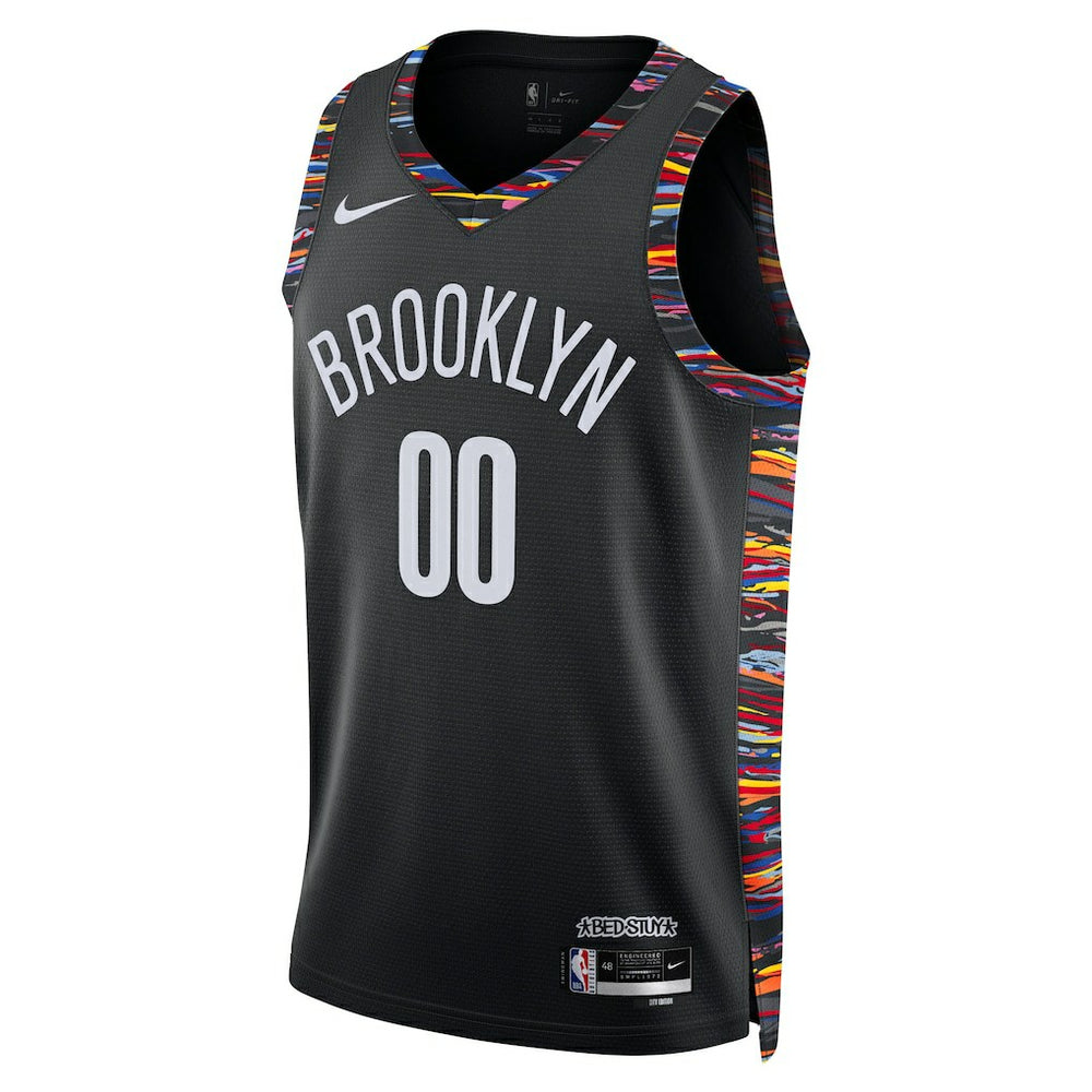 Black Brooklyn Nets Unisex 2025/26 City Edition Swingman Custom Jersey | NBA