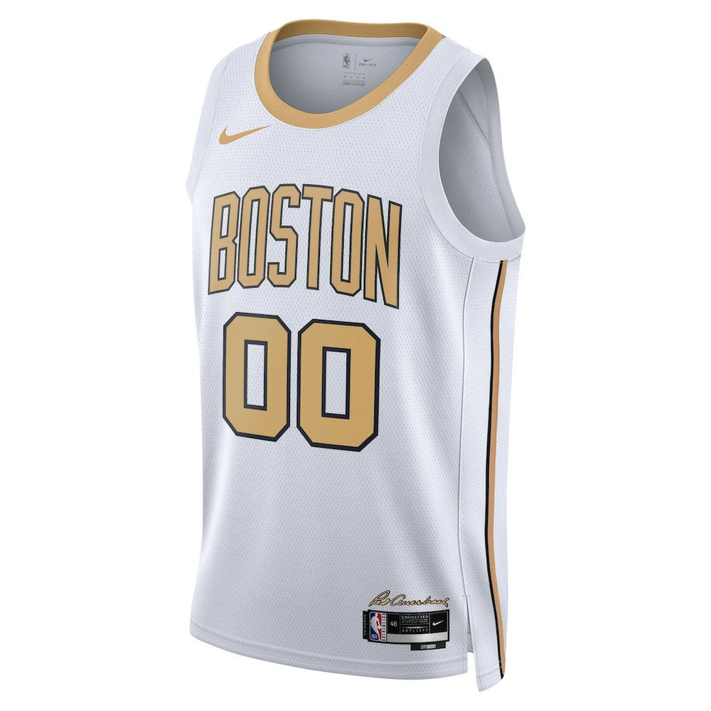 White Boston Celtics Unisex 2025/26 City Edition Swingman Custom Jersey | NBA