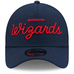 Navy Washington Wizards x Malbon Golf Unisex 9FORTY A-Frame Adjustable Hat | NBA