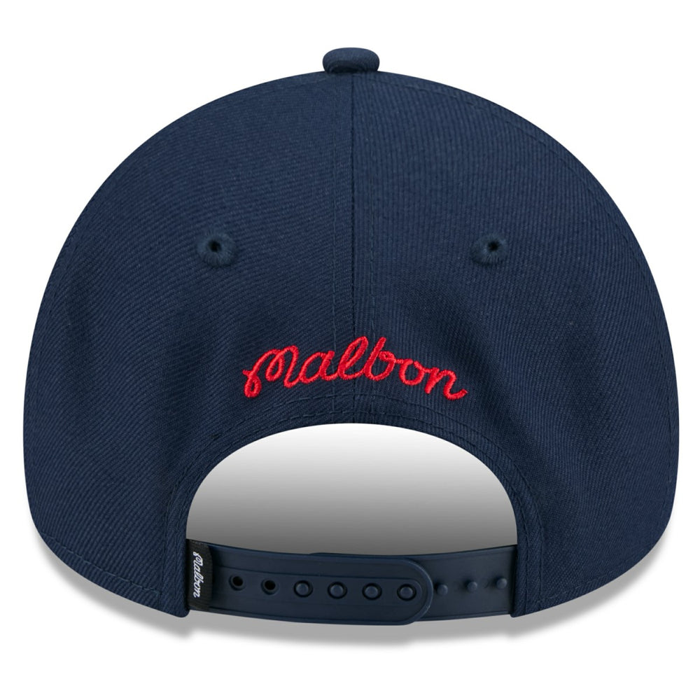 Navy Washington Wizards x Malbon Golf Unisex 9FORTY A-Frame Adjustable Hat | NBA