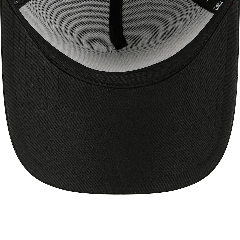 Black Chicago Bulls x Malbon Golf Unisex 9FORTY A-Frame Adjustable Hat | NBA