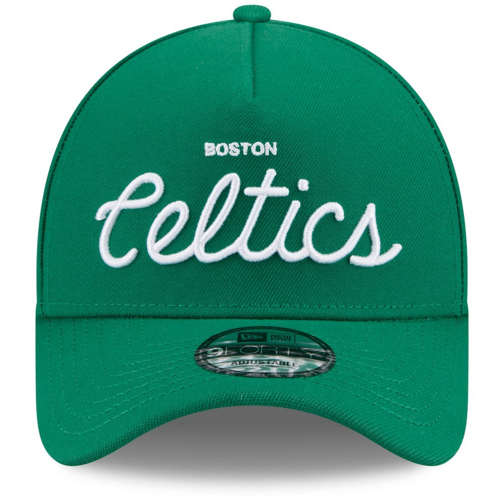 Green Boston Celtics x Malbon Golf Unisex 9FORTY A-Frame Adjustable Hat | NBA