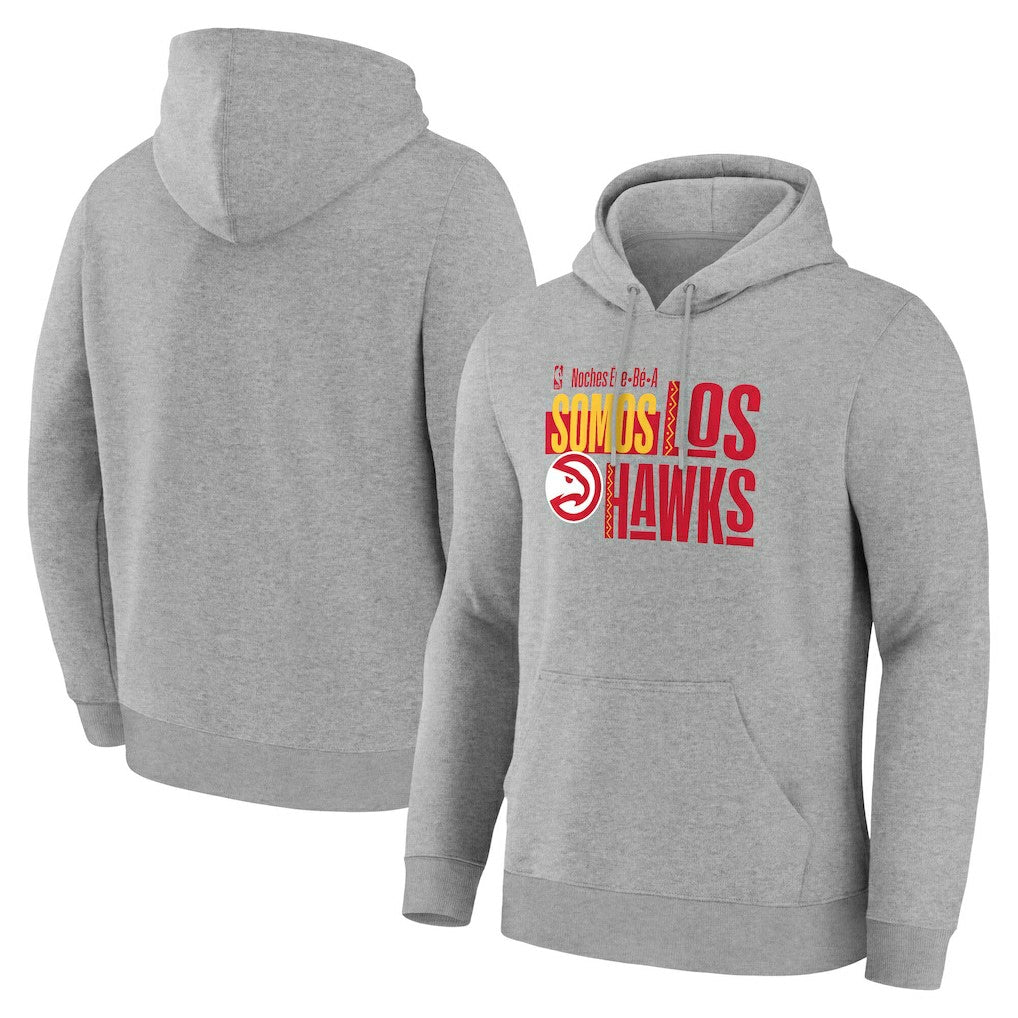 Gray Atlanta Hawks Noches Training Hoodie | NBA