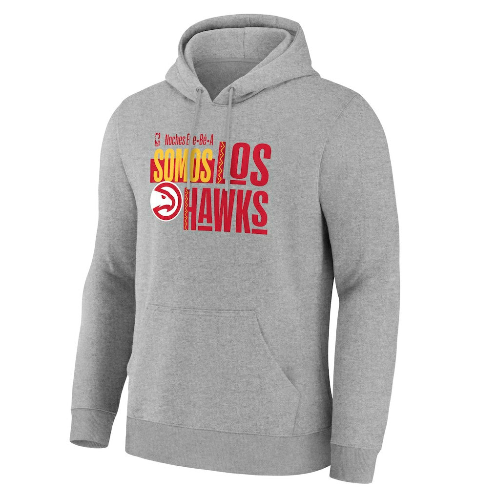Gray Atlanta Hawks Noches Training Hoodie | NBA
