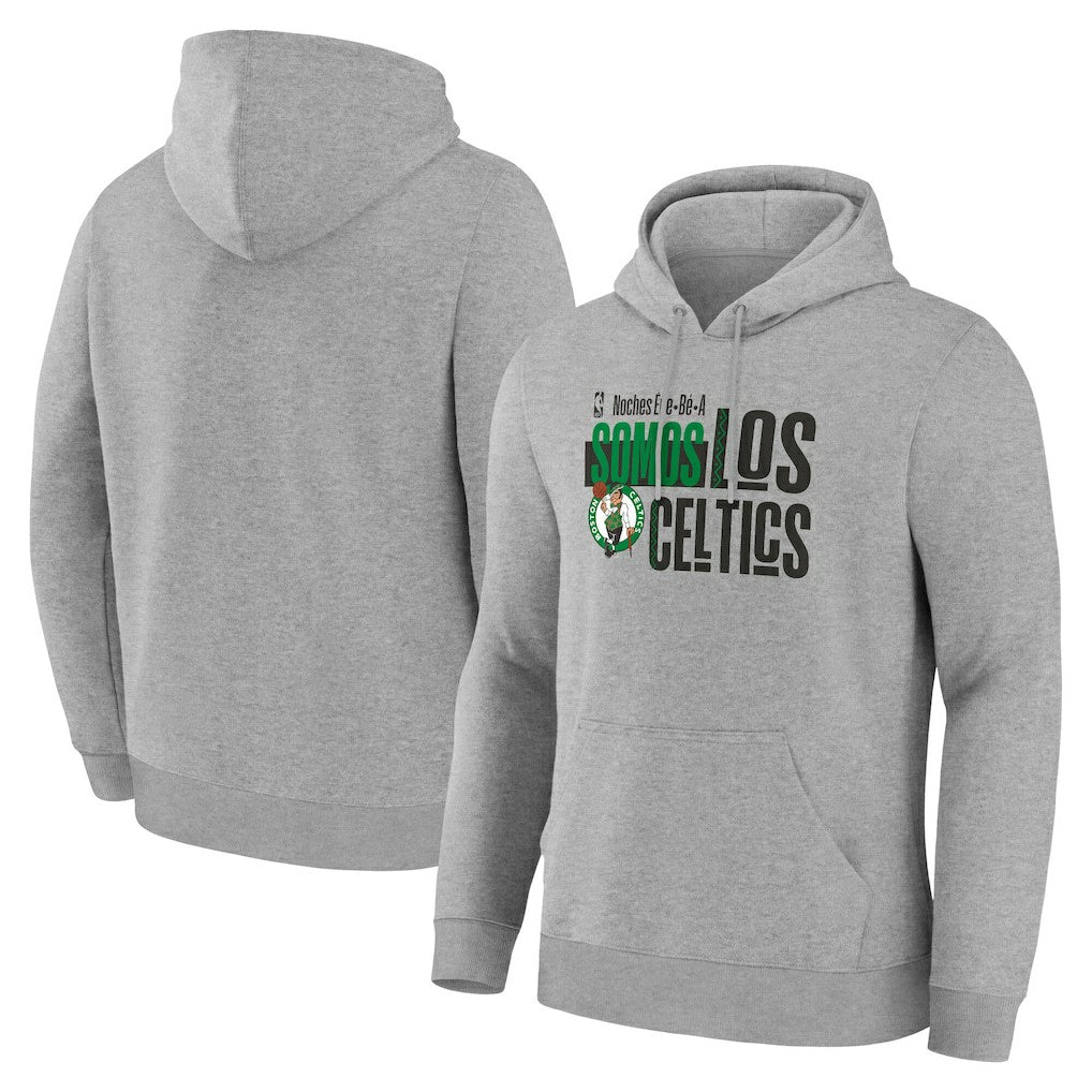 Gray Boston Celtics Noches Training Hoodie | NBA