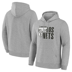 Gray Brooklyn Nets Noches Training Hoodie | NBA