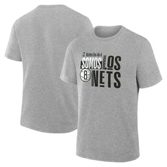 Gray Brooklyn Nets Noches Training T-Shirt | NBA