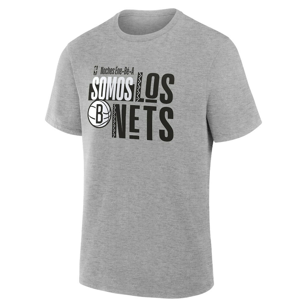 Gray Brooklyn Nets Noches Training T-Shirt | NBA