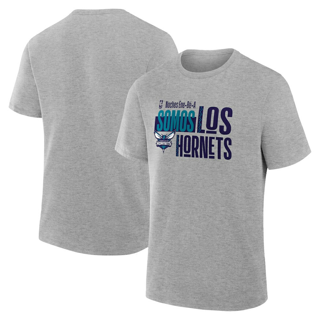 Gray Charlotte Hornets Noches Training T-Shirt | NBA