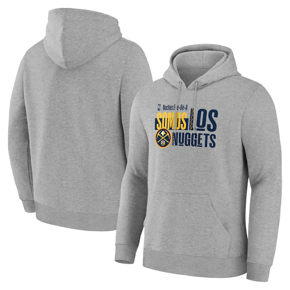 Gray Denver Nuggets Noches Training Hoodie sale | NBA