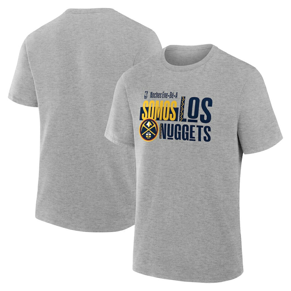 Gray Denver Nuggets Noches Training T-Shirt | NBA