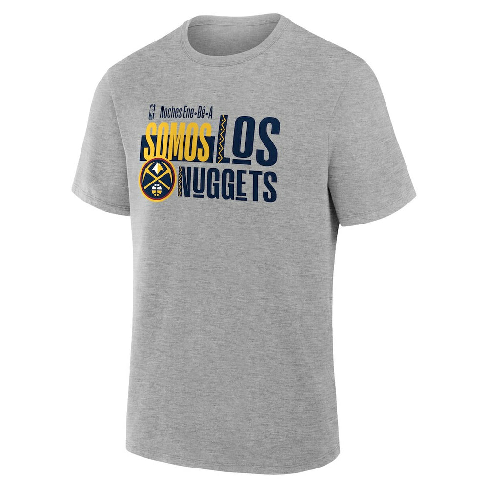 Gray Denver Nuggets Noches Training T-Shirt | NBA