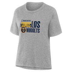 Gray Denver Nuggets Women's Noches Training T-Shirt sale | NBA