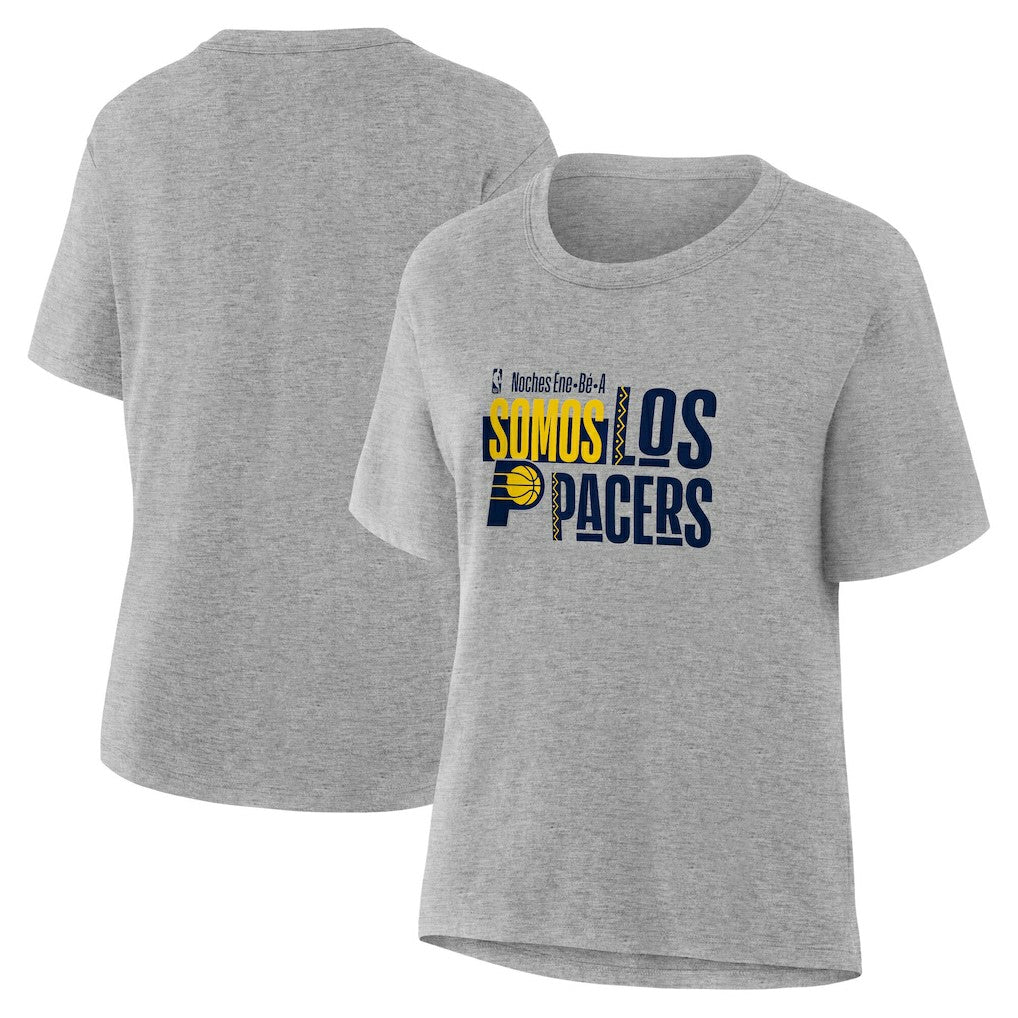 Gray Indiana Pacers Women's Noches Training T-Shirt | NBA
