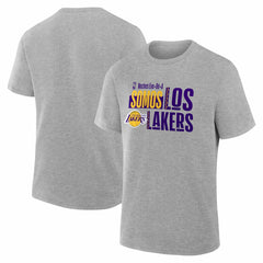 Gray Los Angeles Lakers Noches Training T-Shirt | NBA