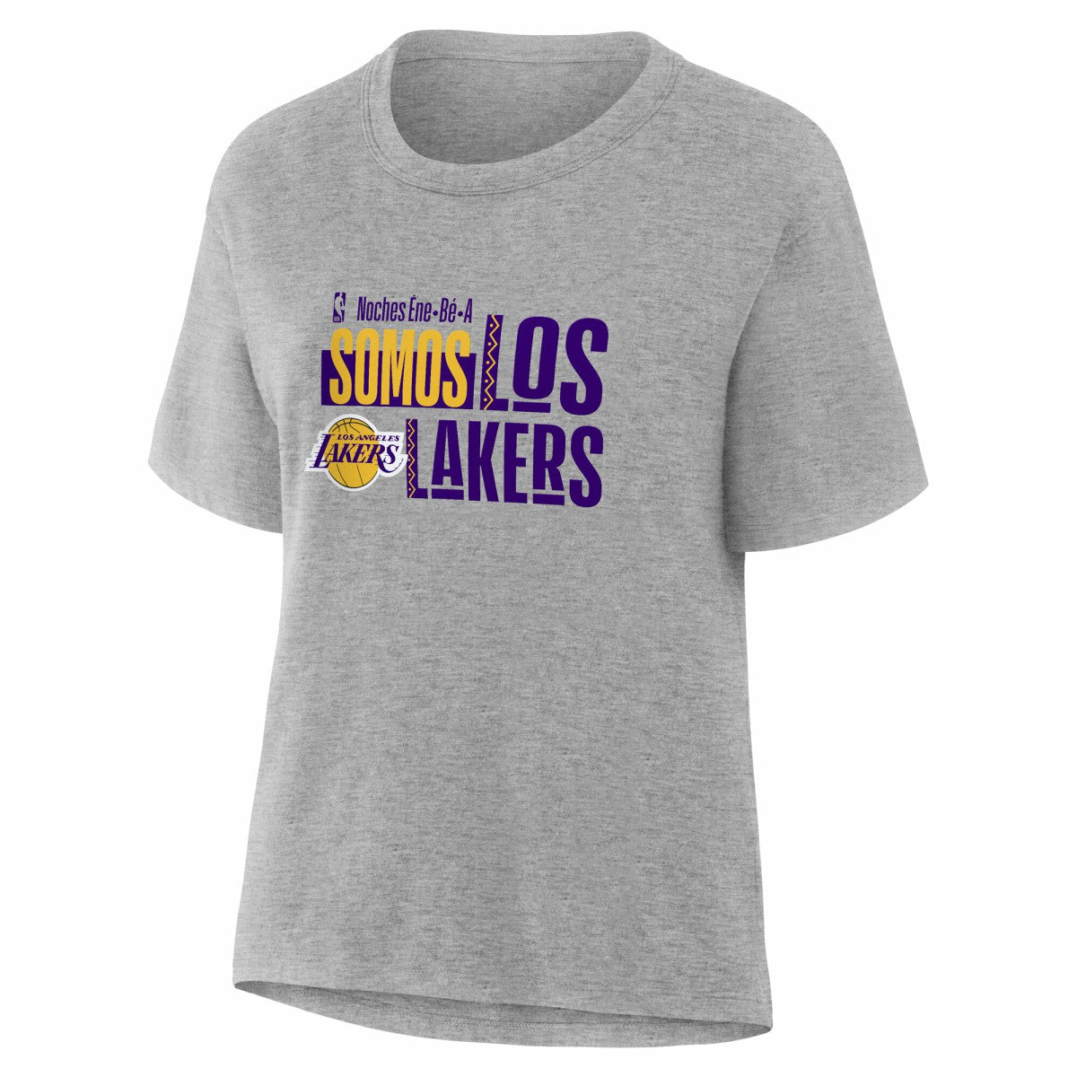 Gray Los Angeles Lakers Women's Noches Training T-Shirt | NBA