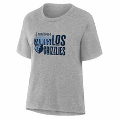 Gray Memphis Grizzlies Women's Noches Training T-Shirt | NBA