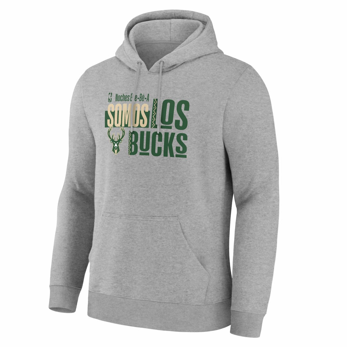 Gray Milwaukee Bucks Noches Training Hoodie | NBA