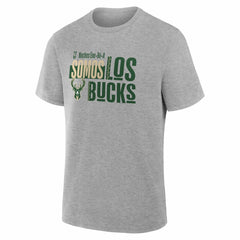 Gray Milwaukee Bucks Noches Training T-Shirt | NBA