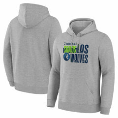 Gray Minnesota Timberwolves Noches Training Hoodie | NBA