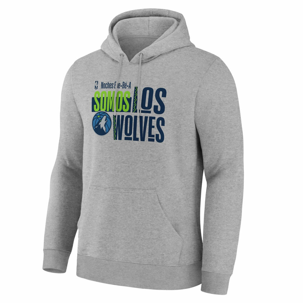 Gray Minnesota Timberwolves Noches Training Hoodie | NBA