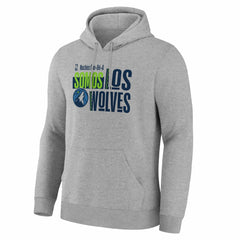 Gray Minnesota Timberwolves Noches Training Hoodie | NBA