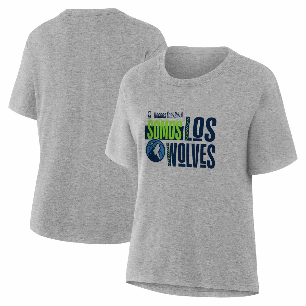 Gray Minnesota Timberwolves Women's Noches Training T-Shirt | NBA