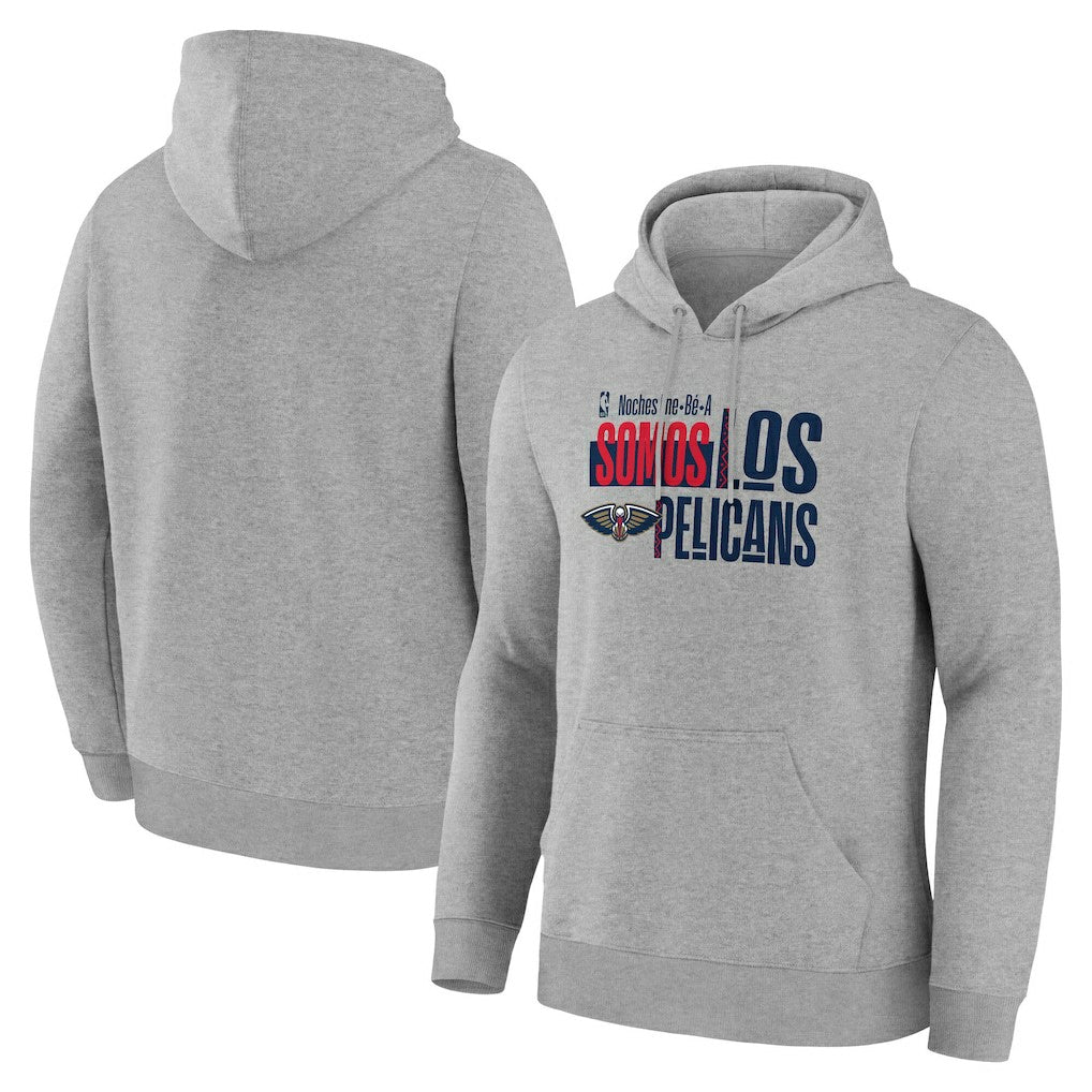 Gray New Orleans Pelicans Noches Training Hoodie | NBA