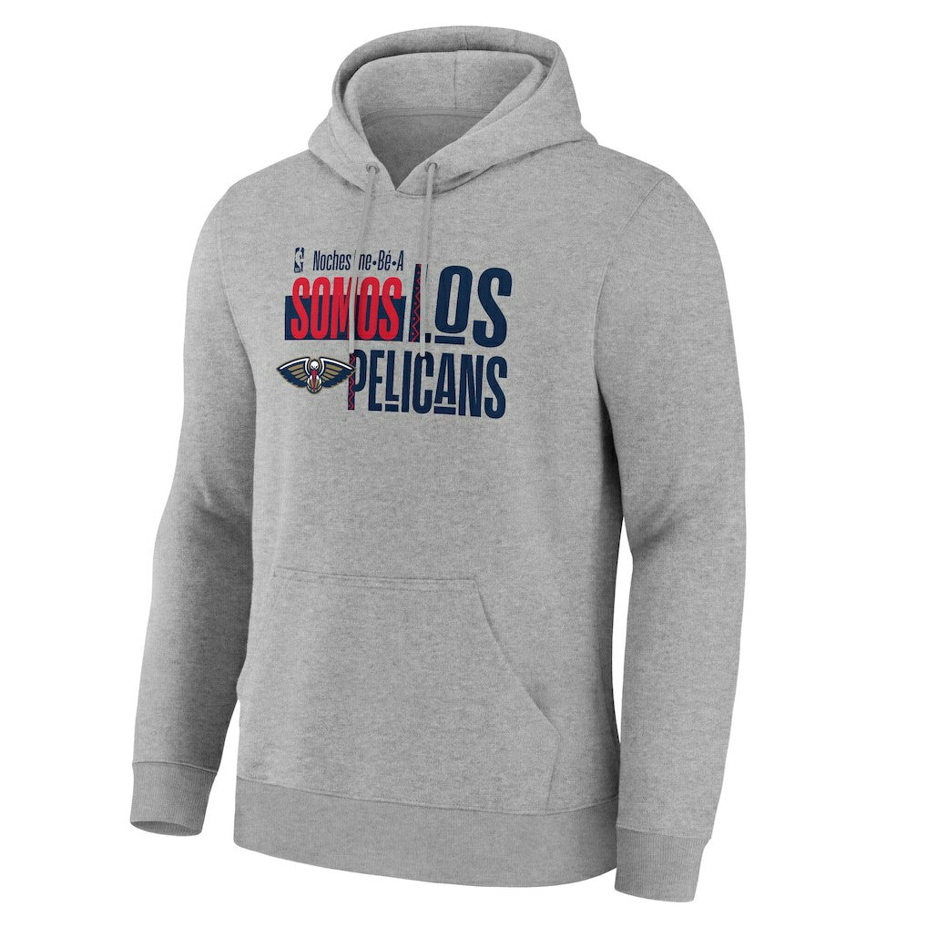Gray New Orleans Pelicans Noches Training Hoodie | NBA
