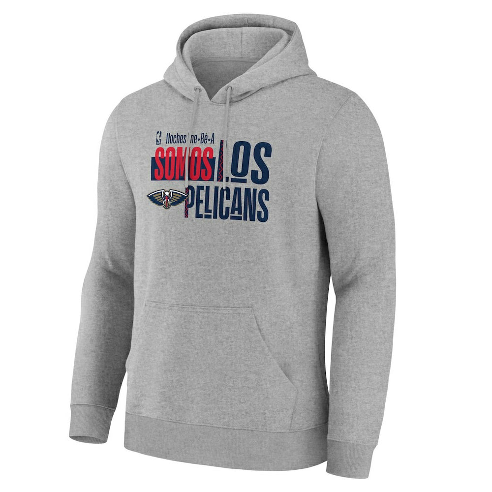 Gray New Orleans Pelicans Noches Training Hoodie | NBA