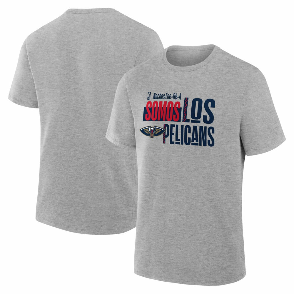 Gray New Orleans Pelicans Noches Training T-Shirt | NBA